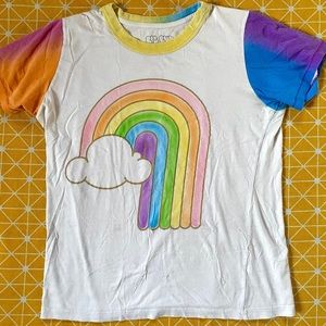 Big Bud Press rainbow airbrush tee